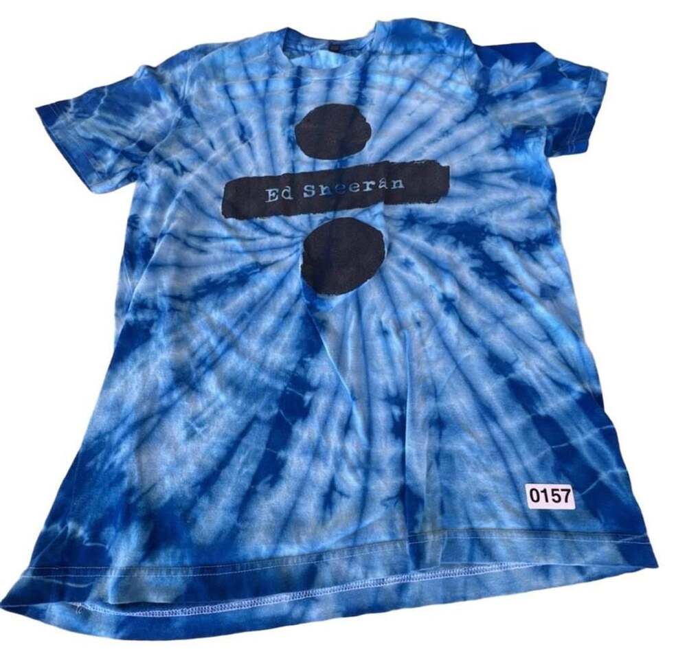 Ed Sheeran Blue Tie Dye T-Shirt
